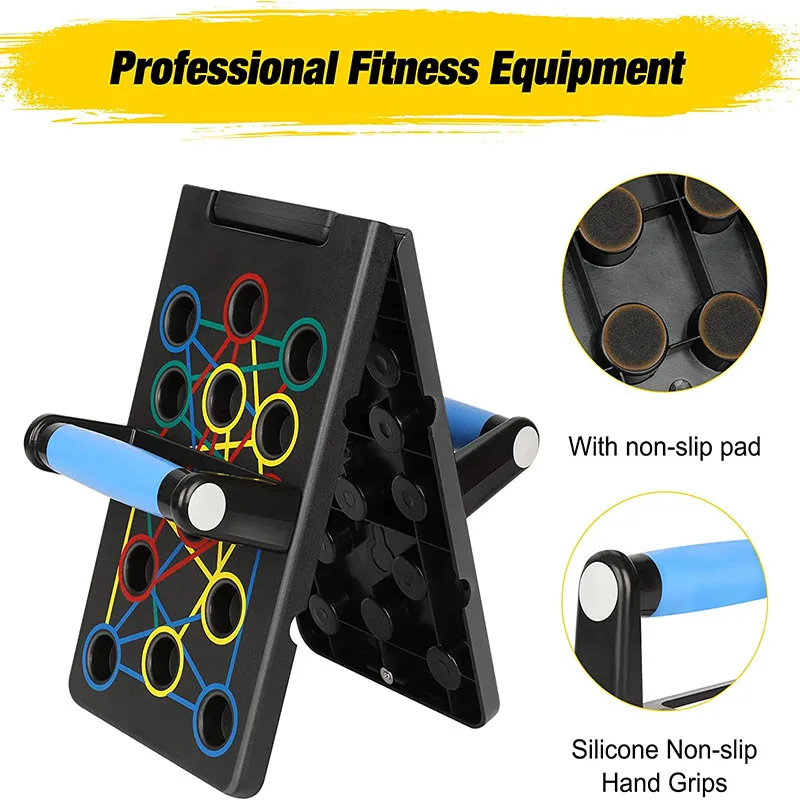 24 in1 Push Up Board Foldable Multi-Function Push Up Bars Portable Handles For Home Gym Exercise Fitness Equipment