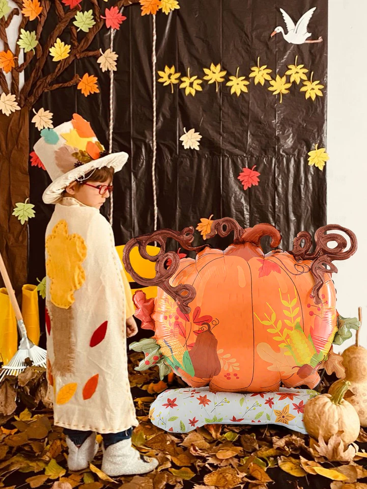 KatchOn, Large Fall Leaf Balloons - 27 Inch, Pack Of 6 | Fall Balloons For Thanksgiving Decorations | Maple Leaf Balloons, Fall Decorations Indoor | Friendsgiving Balloons | Fall Classroom Decorations