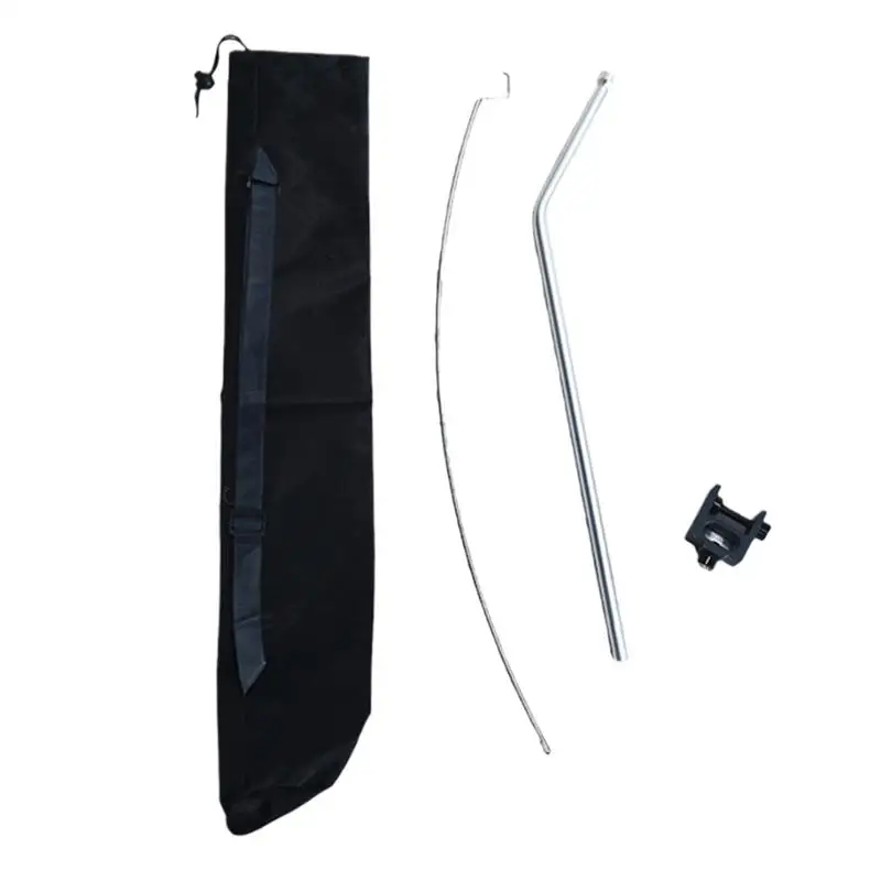 Camping Tabletop Light Stand Aluminum Alloy Curved Light Stand Portable Picnic Pole Lighting Rack Bracket camp Accessory