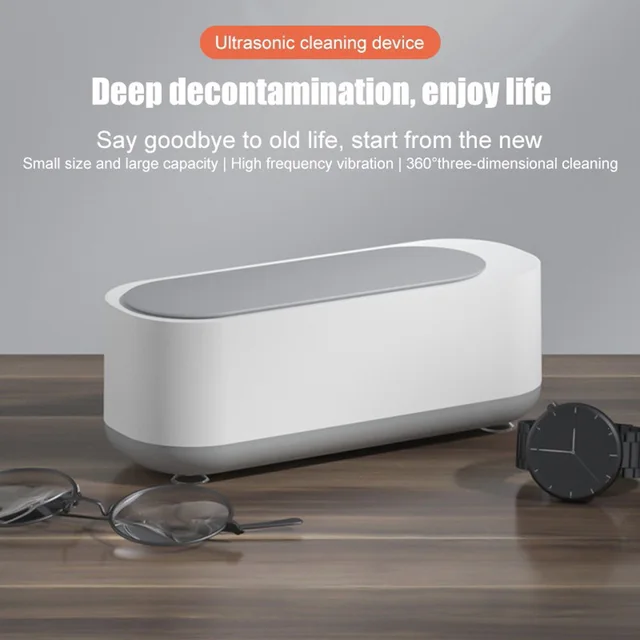 Ultrasonic Cleaning Machine High-frequency Vibration Eyeglass Cleaner Washing Tools for Watch/Jewelry/Glasses/Makeup Tool 3