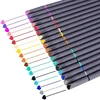 12-100pcs Colorful Line Drawing Pen Set Micro Tip Fineliner Pen Drawing Painting Sketch Fine Art Marker Office School Stationery 3