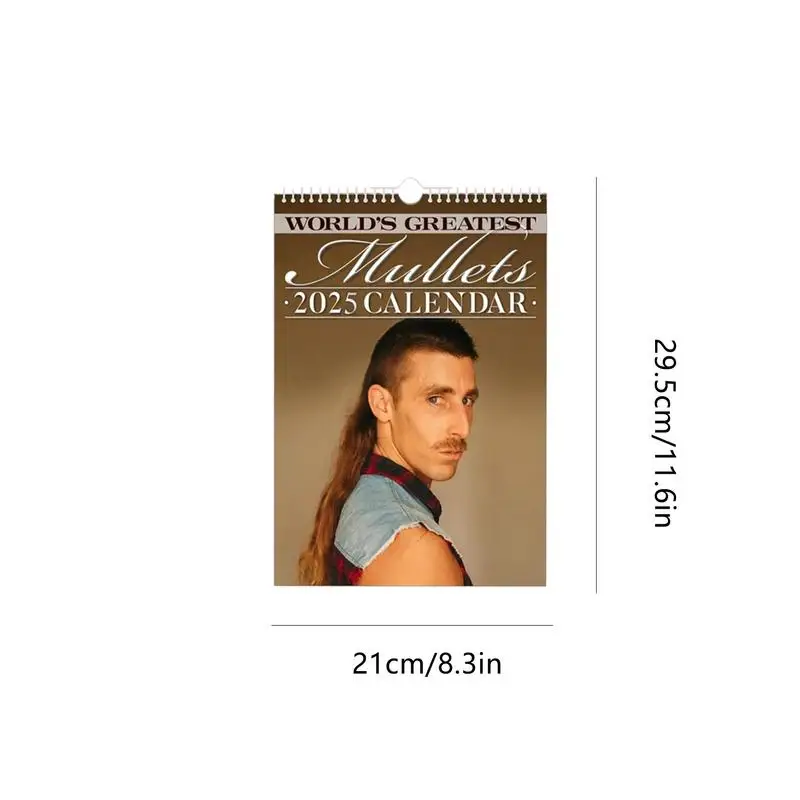 Mullet Calendar Hair Stylist The Worlds Greatest Mullets Calendar For Family Funny Journal