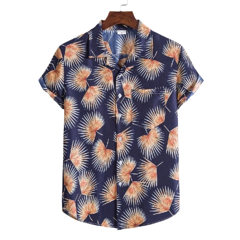 Luxury T Shirt Men Shirts High Quality Men's Cotton T-shirt T-shirts Man Free Shipping Fashion Clothing Blouses Social Hawaiian