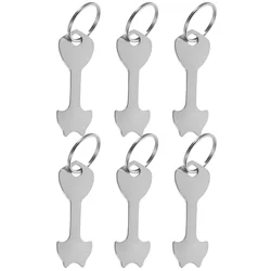 6Pcs Shopping Trolley Tokens Keyring Shopping Portable Cart Tokens Key Ringss Keychain Multipurpose Shopping for Home Outdoor