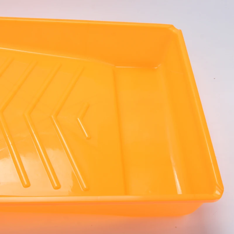 2/5pcs 10 inch Paint tray for decorative wall decorative tool with pattern plastic paint pan roller brushing tool 37.8*30*7.3cm