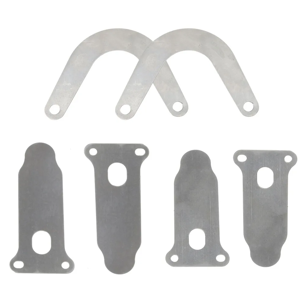 

4set Silent Oil Free Air Compressor Pump Head Valve Plate U Shaped Small Tongue Shape Tongue Shape Belt Piston Machine Tool Part