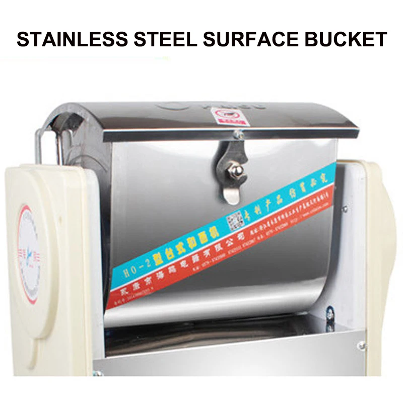220V Electric Stand Professional Dough Mixer 2kg Household Commercial Mixer Beater Bread Multi-function Home Appliance