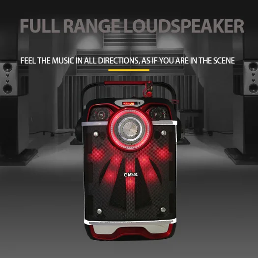 Фото Cmik Mk-b22 Oem Odm Altavoz наружная портативная беспроводная светодиодная домашняя звуковая система Parlante сабвуферы динамик №2
