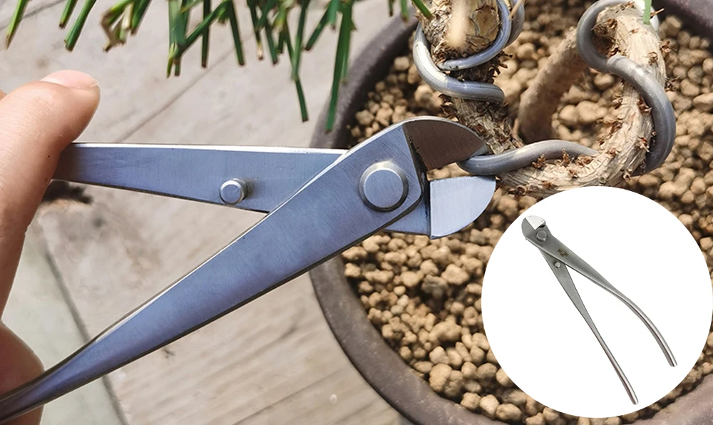 Bonsai tool Set Kit Stainless Steel Bonsai Scissors Knob Cutter Jin Pliers Trunk Splitter Garden Pruning Styling Tools