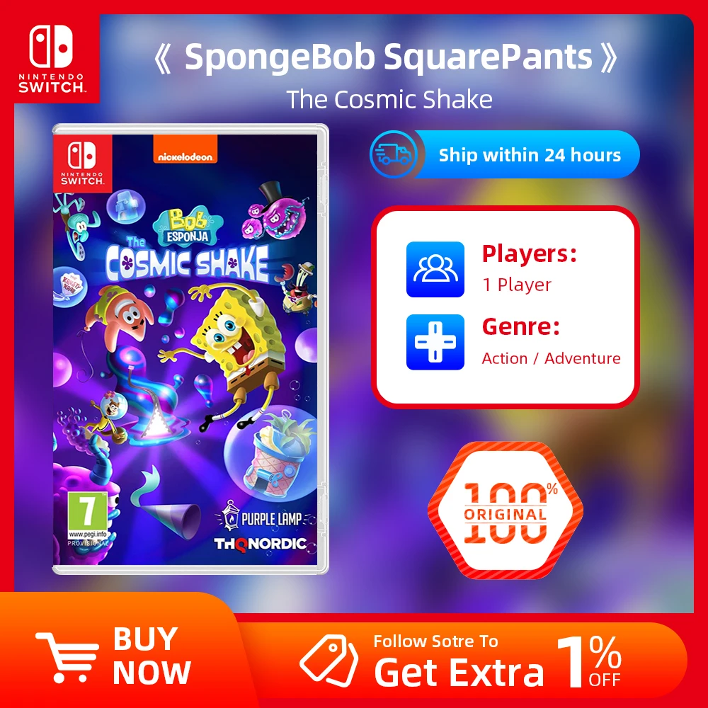 Nintendo Switch Game Deals SpongeBob SquarePants: The Cosmic
