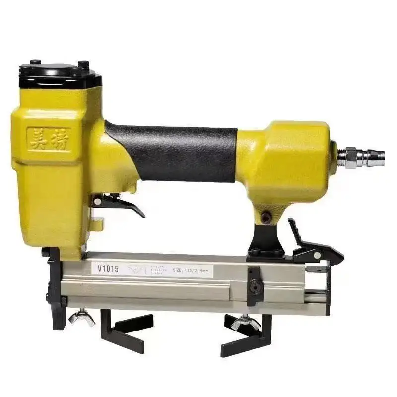 

V1015B Pneumatic V-Nailer Joining Gun Picture Frame Joiner V-type Nail Gun Nail 4*10.3mm 7-15mm Frame Stapler