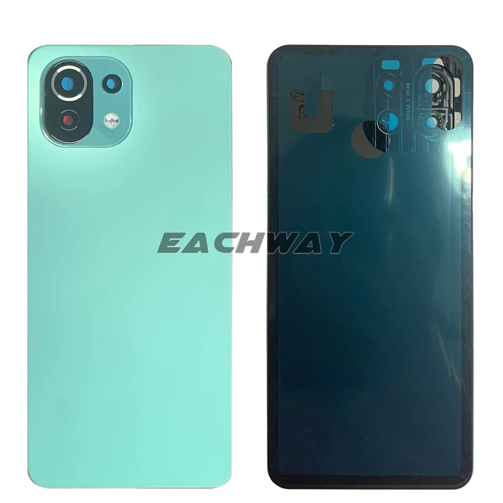 Glass For Xiaomi Mi11 Lite Battery Back Cover Door Glass Phone Housing Case Replacement For Xiaomi Mi11 Lite Back Cover phone back cover glass phone back cover glass battery cover