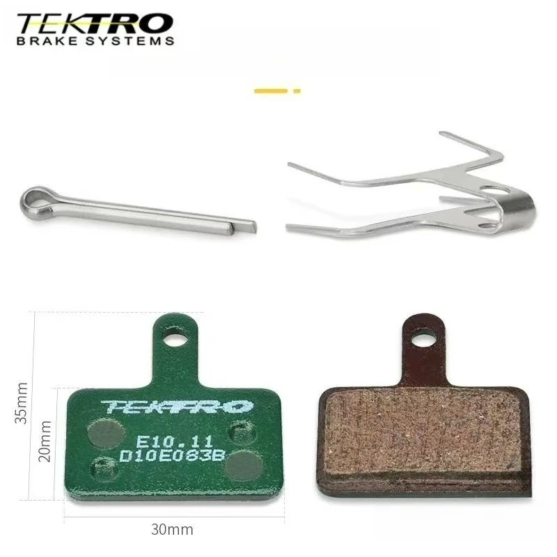 TEKTRO E10 11 P20 11 H 1pcs/2pcs/10pcsydraulic Brake Pads for MTB Bike Disc Brake Shimano M335 395 Metal Ceramic Cycling