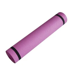 Premium Anti - Skid EVA Foam Yoga and Fitness Mat - Extra Comfort Thickness - 5MM (Rose Red)