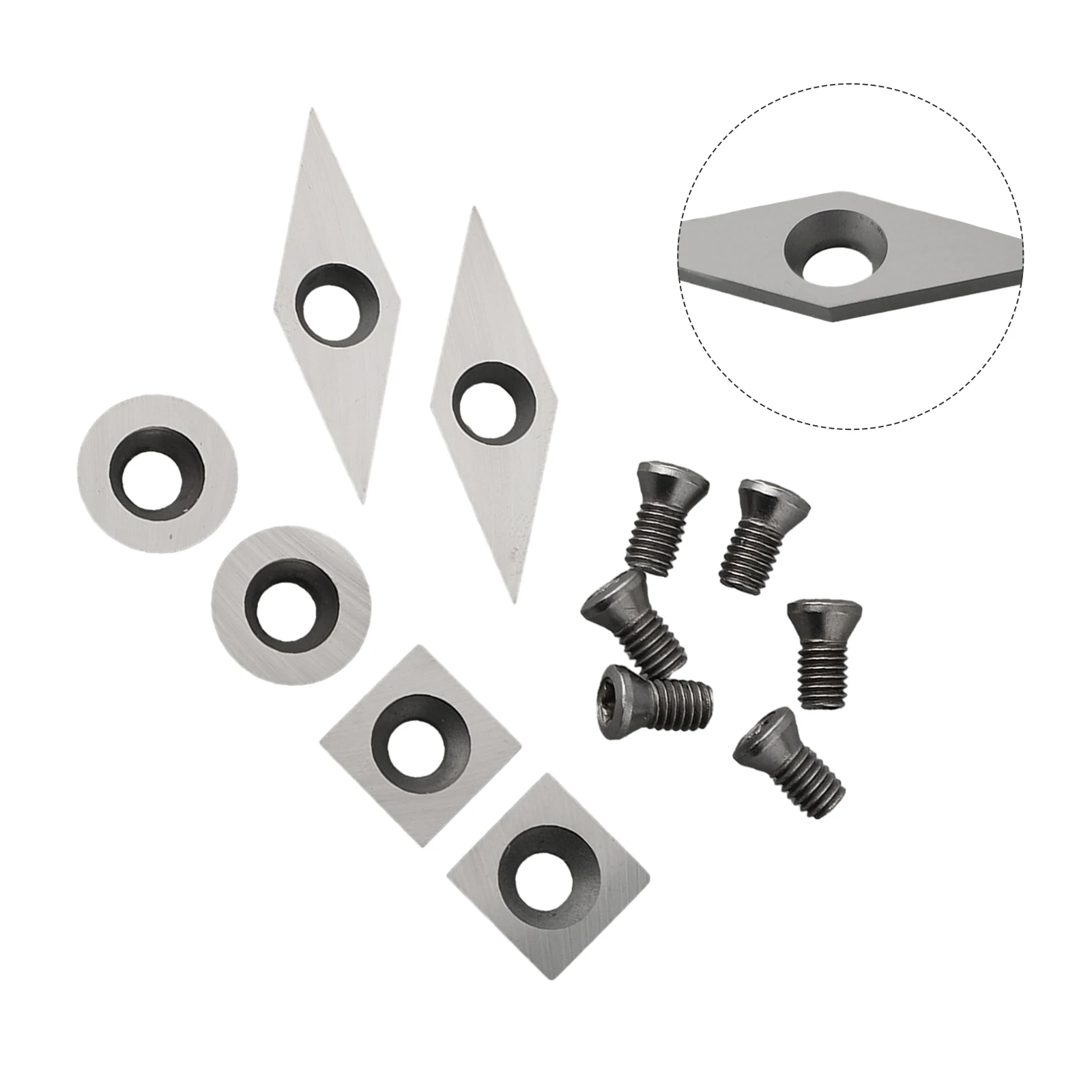 

Blade Screws 30°/35° Cutting Angle Abandoned Removement Spiral Standard Countersink 12pcs/set Diamond/Square/Round
