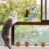 Suncatcher Moon Cat Acrylic Colorful Suncatcher Hanging Decoration Suitable For Bedroom Living Room Terrace Wall Gable Window 5