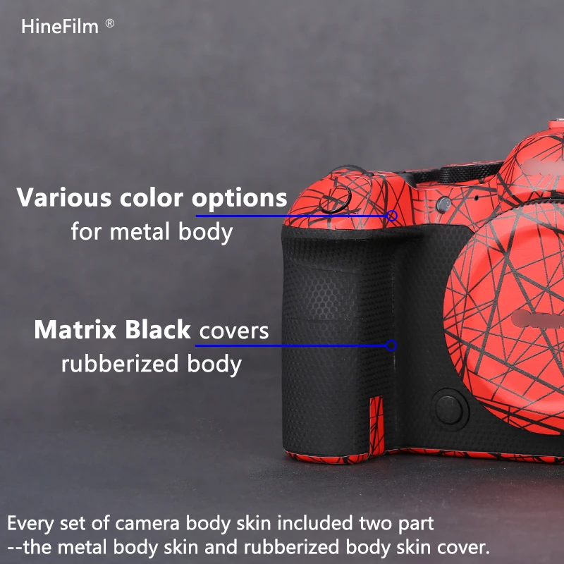 Carbon Fiber Camera Sticker Canon EOS R8 Camera Body Skin Protector ...
