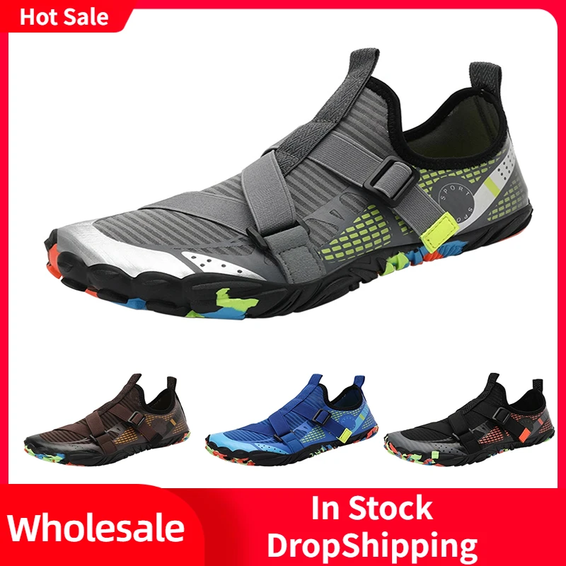 1 Pair Barefoot Water Shoes For Men Women Quick-drying Breathable Non-slip Shoes For Beach Snorkeling Surfing Swimming