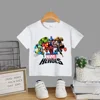 Super Hero Teen 100% Cotton T-shirt Kids Hulk Printed Casual Cotton T-shirt Comfortable short sleeve for boys and girls babies 1