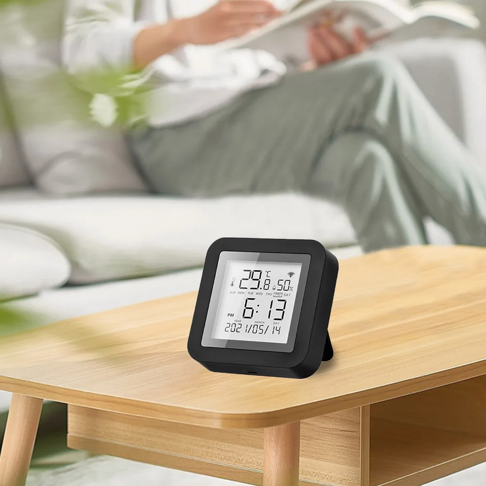 Smart WiFi Hygrometer Thermometer with Voice Control