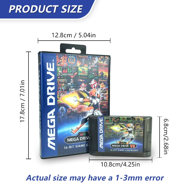 MegaDrive Genesis Ultimate 3000-in-1 Retro Gaming Cartridge