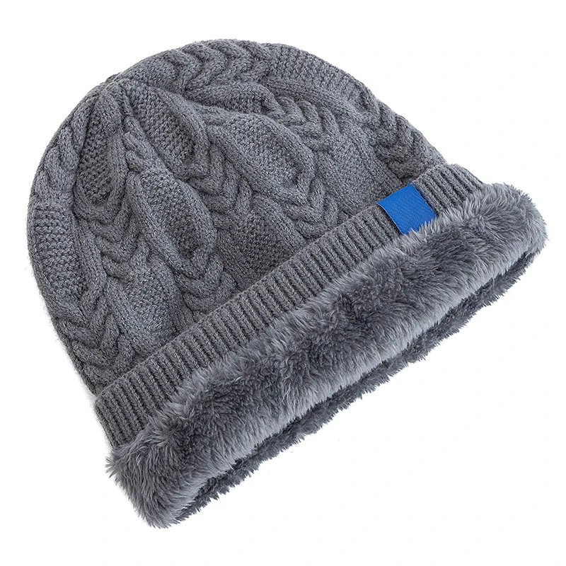 New Unisex Fashion Slouchy Beanie Hat Warm Cap Soft Winter Hat For Men Women Outdoor Thicken Ski Sports Knitted Hat