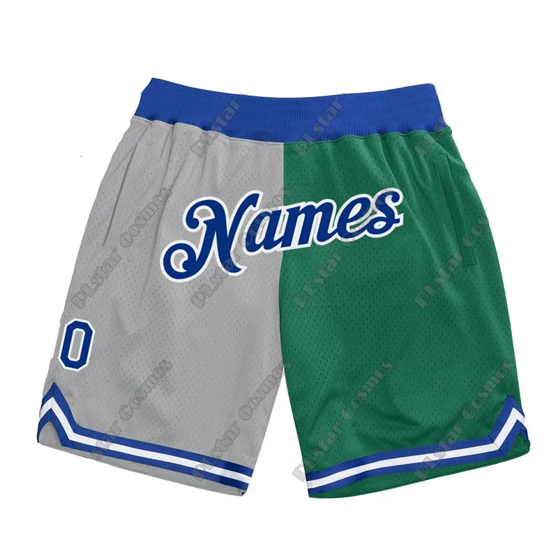 Summer Refreshing 3D Printing Custom Name Shorts Fashion Men's Basketball Shorts Casual Sports Series Shorts