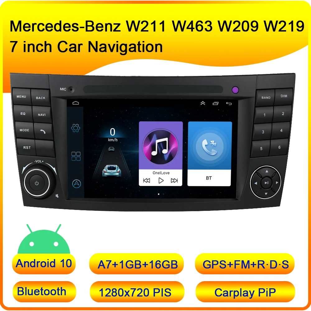 

Автомагнитола на Android 10, мультимедиа, GPS-навигация для Mercedes-Benz B-Class W245 (2004-2012) B160/B170/B180/B200 2004-2012