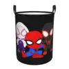 Ghost Spider Foldable Laundry Baskets Dirty Clothes Toys Sundries Storage Basket Large Waterproof Box For Home Kids 1