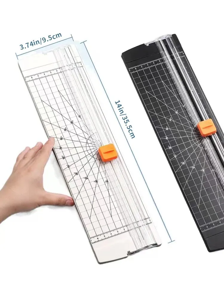 Paper Cutter Double Sided Cutting A4 Paper Cutter Small Mini Paper Cutter STUDENT'S Hand Made Ledger Cutting Photo