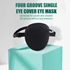 Pirate Eye Patch Unisex Black Single Eye Patch Eyepatch One Eye Washable Adjustable Concave Eye Patch Kid Pirate Cosplay Costume 4