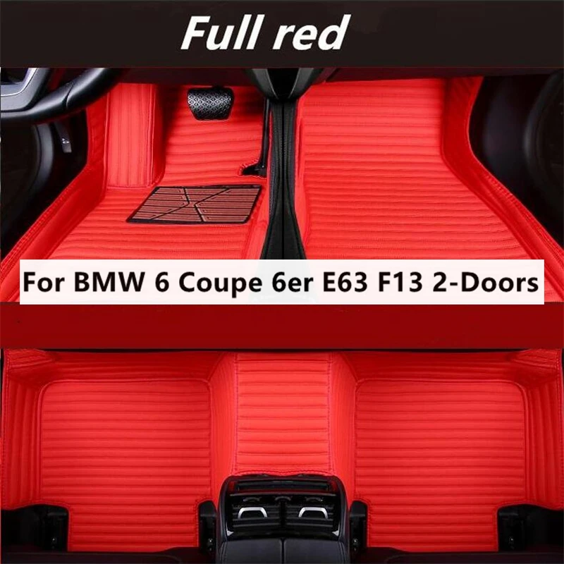 

Transverse grain Custom Car Floor Mats For BMW 6 Coupe 6er E63 F13 2-Doors Auto Accessories Foot Carpet