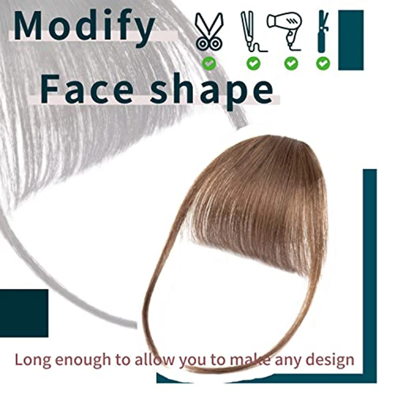 Hair Bangs Synthetic Natural Forehead Ins Fake Fringes Air Bangs Wig Female Piece Real Comic Flush Bangs Invisible Wig