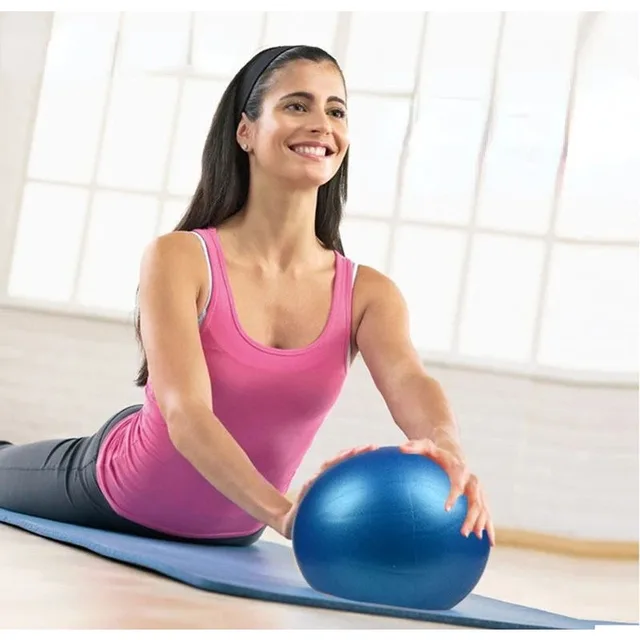 25cm Anti-Burst Yoga Ball Pilates Matte Surface Fitness Thickened Explosion-proof Durable PVC Pilate Balls Shape Body Legs Hips 4