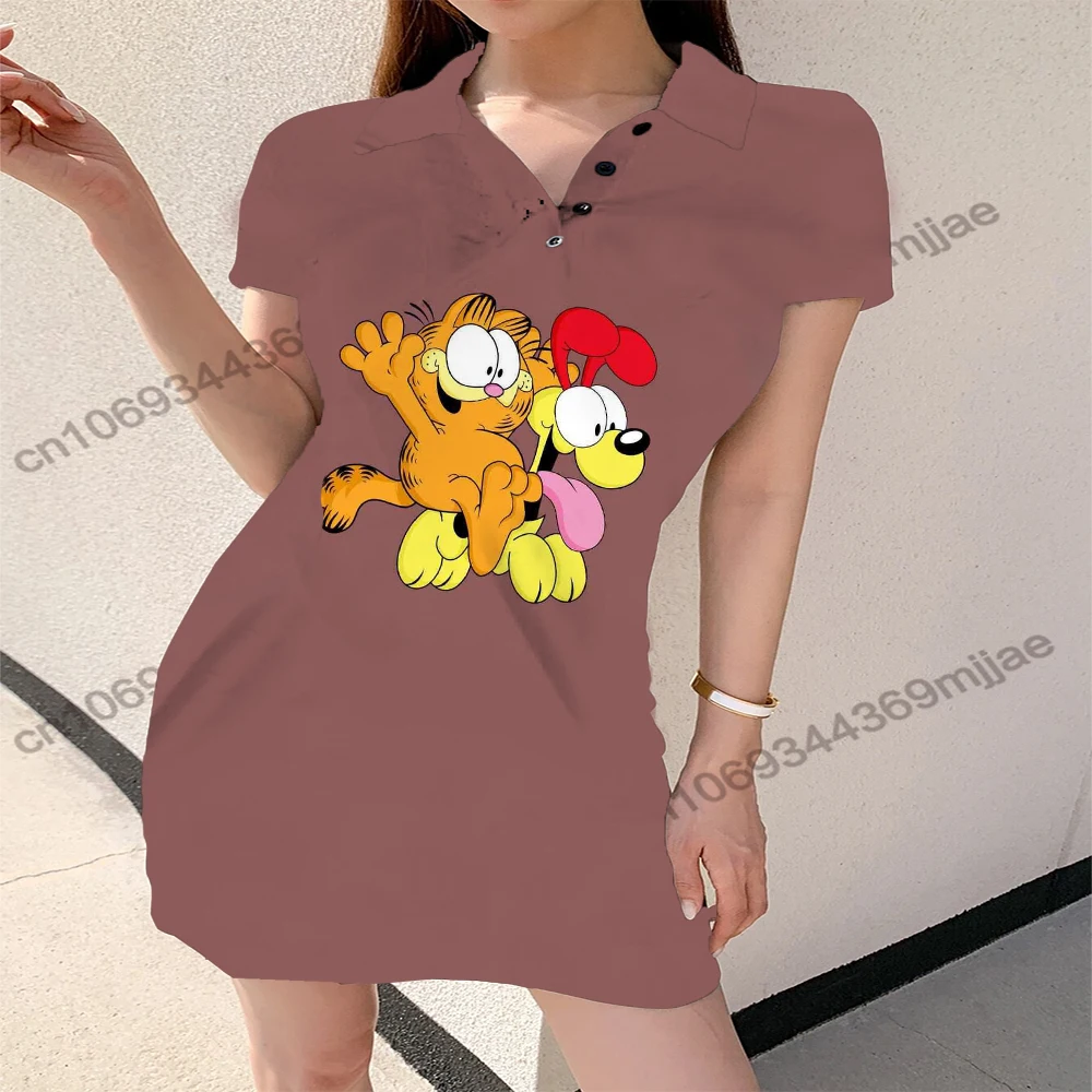 

V-neck POLO Dresses Y2k Women's Summer Dresses Korean Summer Clothes Formal Occasion Dresses for Prom Festival Outfit Women