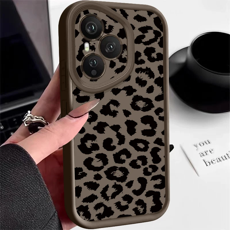 Black Spotted Pattern Soft TPU Silicone Phone Case