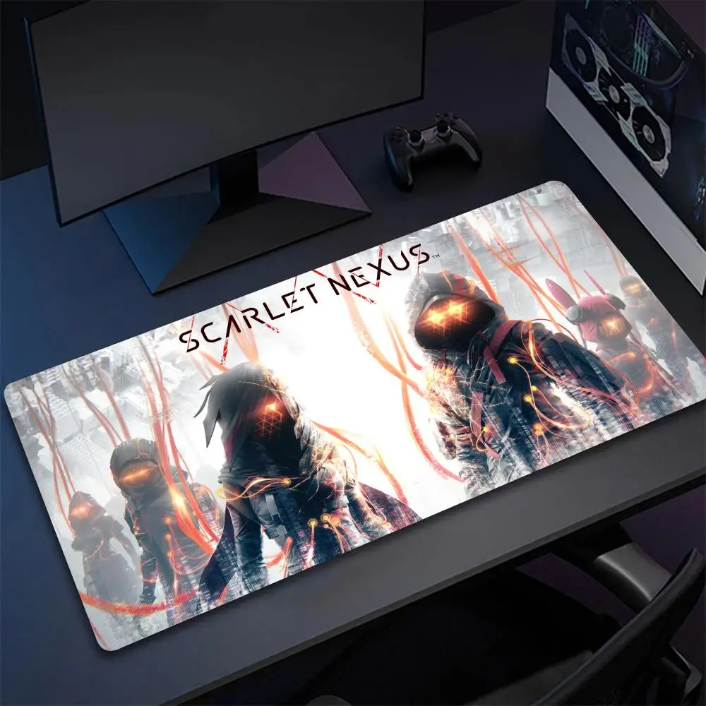 

Action-adventure video game Scarlet Nexus Mouse Pad Non-Slip Rubber Edge locking gaming mousepads Game play mats mouse pad gamer for notebook PC