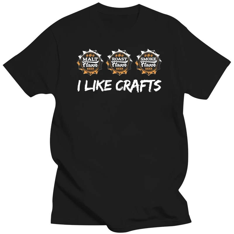 

I Like Crafts Beer Brew Brewery Alcohol Flavor T Shirt Designing S-Xxxl Famous Spring Humor Vintage Original Tee Shirt Shirt