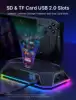 RGB Docking Station for Steam Deck, 8 in 1 Steam Deck Dock with HDMI 2.0 4K@120Hz for Valve Steam Deck RGB Dock Accessories 6