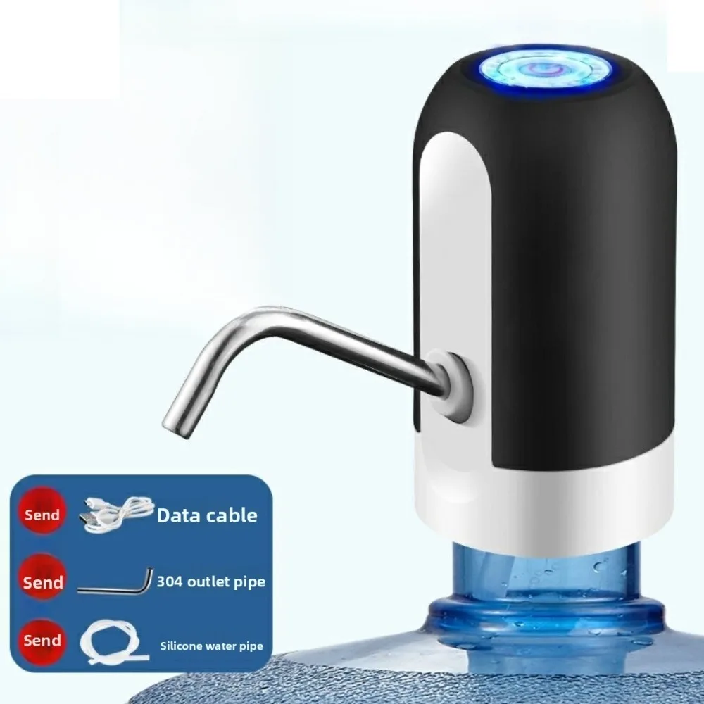 Water Dispenser USB Rechargeable 5 Gallon Water Bottle Pump Camping Portable Electric Reusable