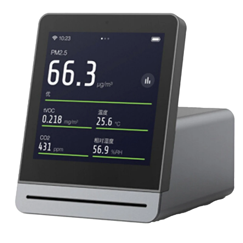 

Монитор качества воздуха Qingping детектор качества воздуха PM2.5 CO2 Датчик температуры умный дом монитор качества перезаряжаемый простой в использовании