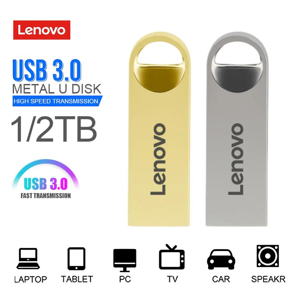 Флеш-накопитель Lenovo на 1 ТБ, высокоскоростной Флэш-накопитель USB,  портативный накопитель Usb для телефона/компьютера/камеры, Прямая поставка  | AliExpress