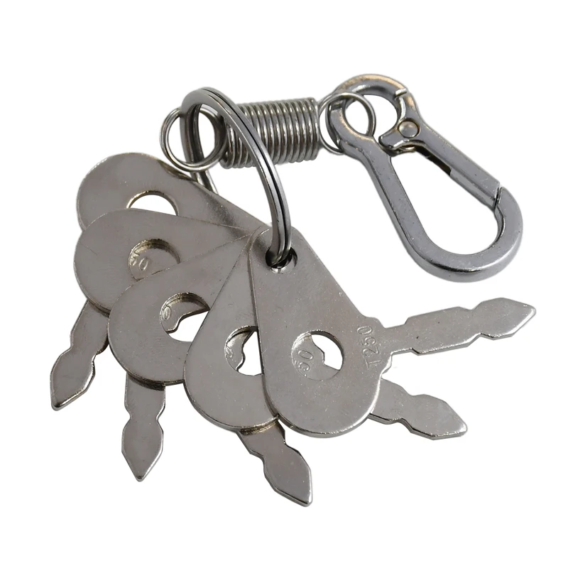 5Pcs Ignition Keys T250 3107556R1 Compatible with Lucas Compatible with Case International Harvester Tractors 770 780 880 885