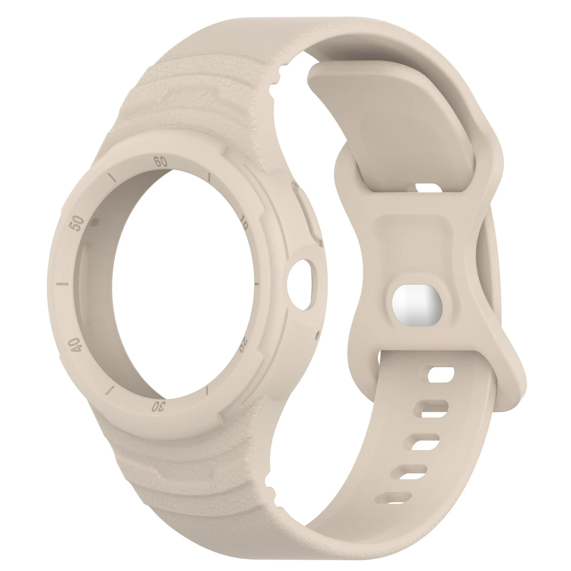 Enhanced Silicone Sport Wristband for Google Pixel Watch - Integrated Bracelet Strap Accessory