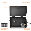 220V MIG Welding Machine LCD Screen Double Pulse MIG Lift TIG MMA Spool Aluminum Welding DC Semi-automatic MIG Welder 5