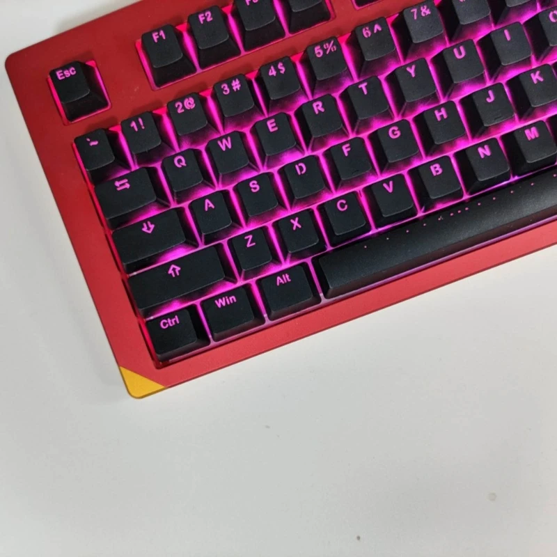 

108 Keys Keycaps RGB Backlit Keycap Set OEM for Mechanical Keyboard DIY