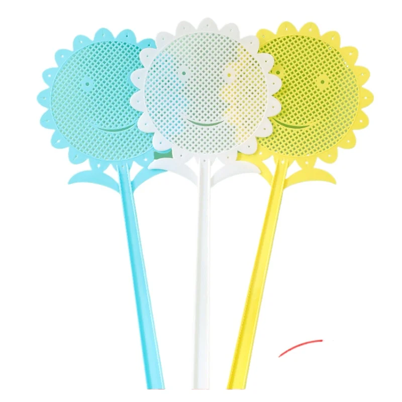 *Fly swatter plastic swatter can not rot new long-handled household old-fashioned flies