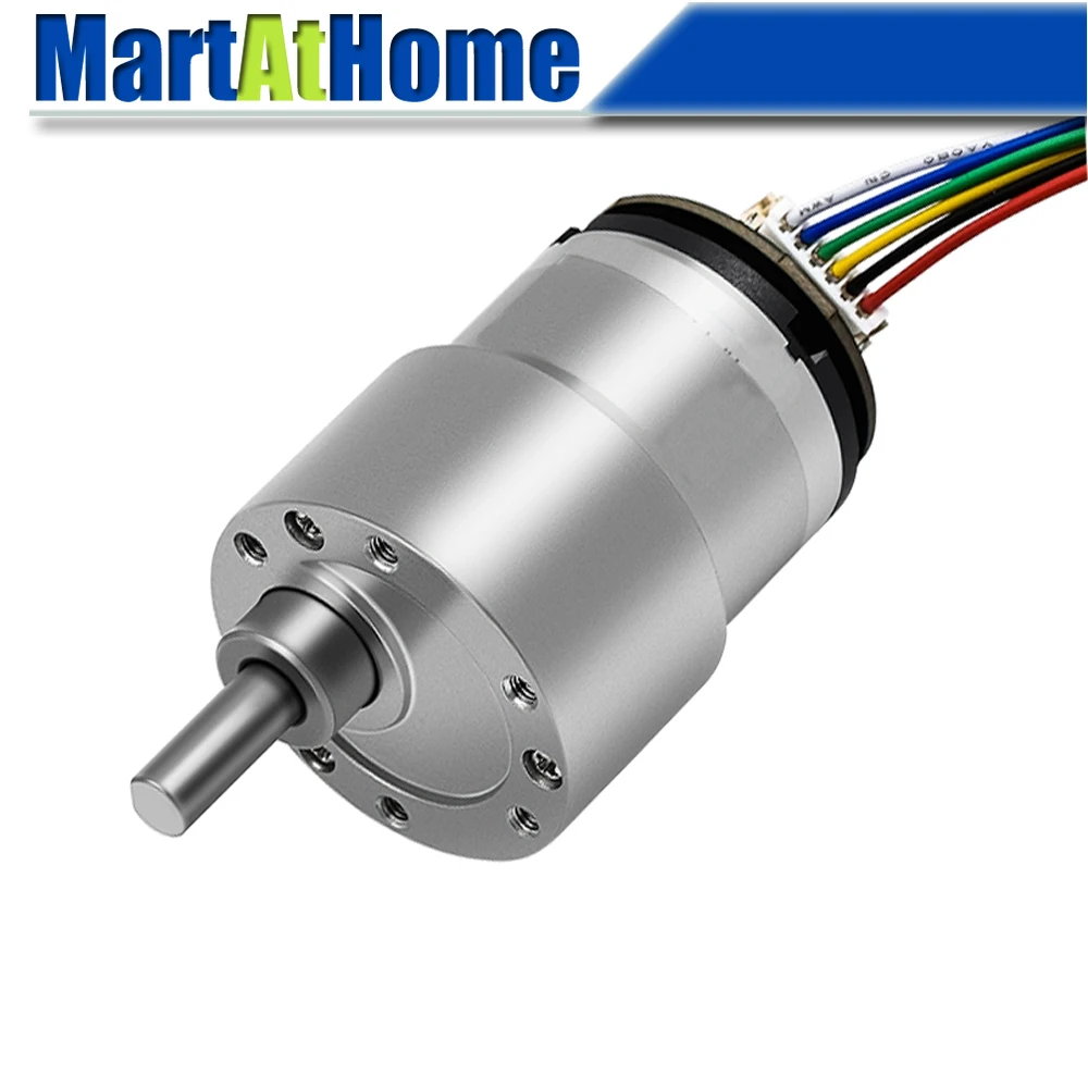 Motor para Engrenagem com Codificador de Hall Alta Torque 6v 12v 61590 Rpm com Carrinho de Autoequilíbrio Robô Impressora