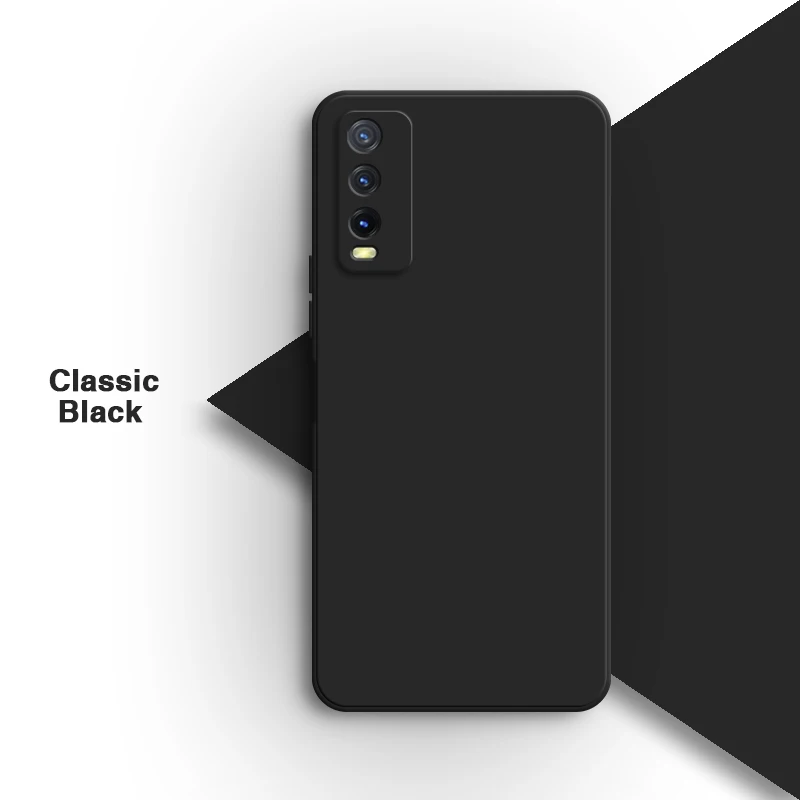 Enhanced Liquid Silicone Soft Back Cover – Original Simple Fashion Shell