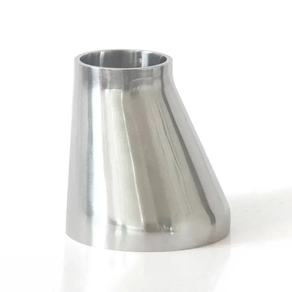 19 25 32 38 45 51 57 63 76 89 102 108mm SUS 316L 304 Stainless Steel Sanitary Weld Eccentric Reducer Pipe for Homewbrew